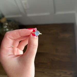 Kendra Scott Blue Gem Ring